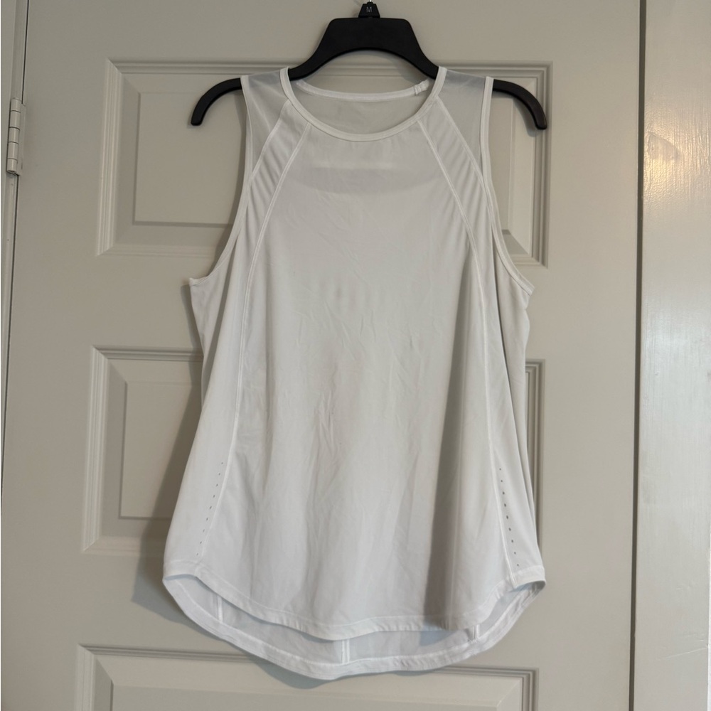 Lululemon Athletica White Muscle Tee